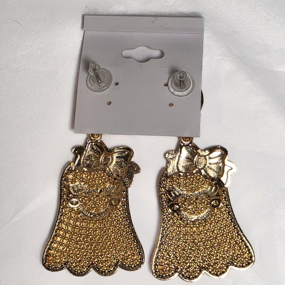 Piper K Happy Halloween Ghost Earrings Mini Pearl Embellished Fashion Jewelry - Picture 5 of 7